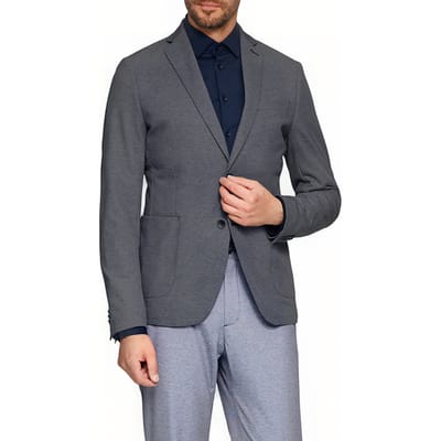 s.Oliver  Jacket Indoor Marine Blue Size: 48 | Blazers Outlet | Heren | Grijs