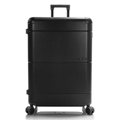 Heys Zen 4 wielen Trolley L 76 cm met uitbreidingsplooi - Harde bagage - TSA slot - black