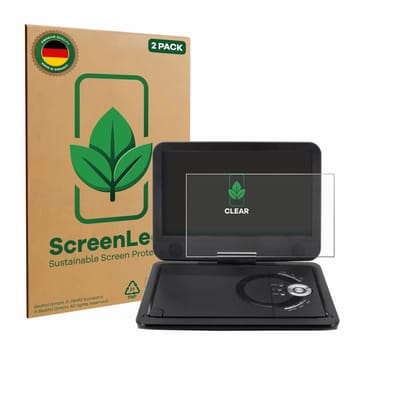 2 Stuks Screenprotector voor Soundmaster PDB1910SW DVD Player - Hoogwaardige Beschermfolie transparant