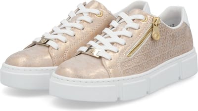 Rieker damesschoenen lage instappers N5917-90 gold