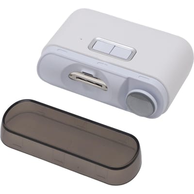 Elektrische Nagelknipper 2 in 1 Automatische Multifunctionele Nageltrimmer Nagelvijl Polijster Voor Ouderen wit