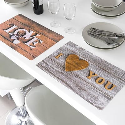 Romantic LOVE Placemats - 1 stuks