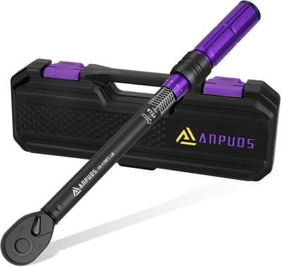 Momentsleutel 1/2 Inch Aandrijving 10-170 Ft-Lb/13.6-230.5 Nm Nauwkeurig Instelbaar voor Auto en Motor