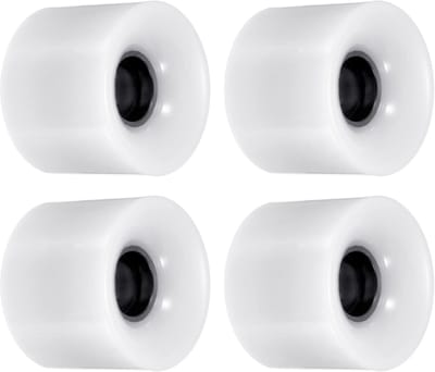 Longboard Wielen - Skateboard Wiel - Straat Rijden - Duurzame Vervanging - 60mm 78A - Wit