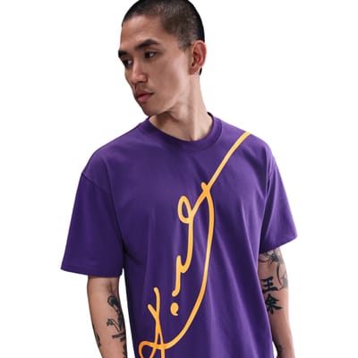 Nike Kobe T-shirts Heren - Paars - Maat S - Katoen Jersey