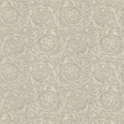 Exclusief luxe behang Profhome 366921-GU vliesbehang gestructureerd met ornamenten glimmend zilver grijs 7,035 m2