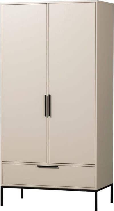 WOOOD Adam 2-deurs kast - Grenen - Dust - 200x100x53 cm