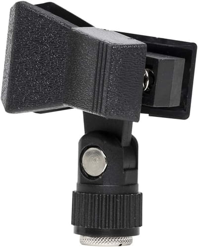 Famanu 16132 microfoonklem (13-28 mm diameter, MH-1AH, schroefdraad adapter) zwart