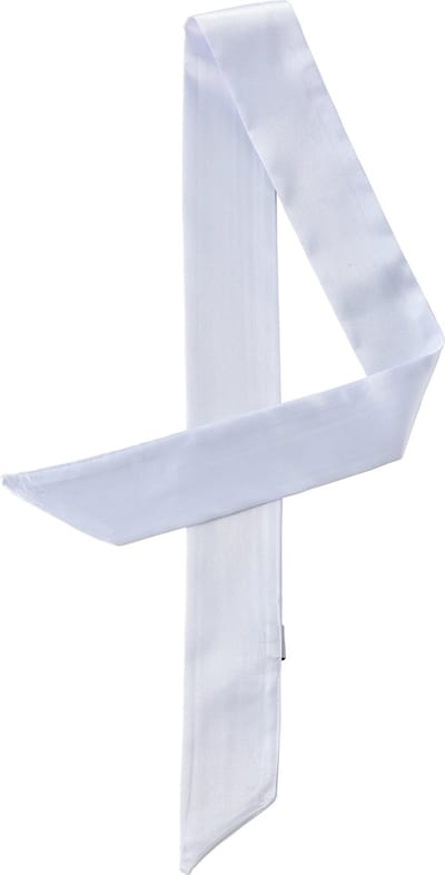 Emilie Scarves - sjaal - satijn - haarsjaal - lint handtas - wit