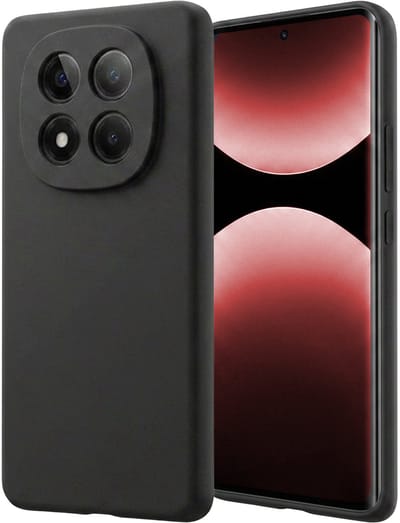 Hoesje - Geschikt voor Xiaomi Redmi Note 14 Pro - Sterk & Shockproof - Hoes Cover - Siliconen Case - Zwart