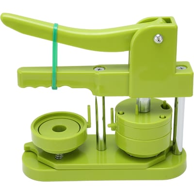 Button Maker Machine 58mm Hoge Sterkte Plastic Licht Eenvoudige Bediening Badge Pons Persmachine met yellow