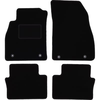Zwarte veloursmatten voor: Chevrolet Malibu V stationwagen, liftback, sedan (2011-2015)