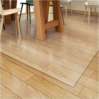 Vloerbeschermer Bureau - Bureau mat - Kantoor Thuis - Hoge Impact Weerstand - 130x150cm - Transparant