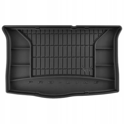 FROGUM PROLINE Kofferbakmat - Geschikt voor HYUNDAI i20 II Comfort Hatchback (2014-2020) - Onderste laadvloer - TPE Rubber - Zwart