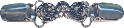 Broche - Vestsluiting - Silver silhouette - Stijlvolle vestsluiting - Silver beauty - Sierpin - Vestklem