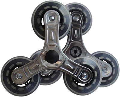 Wiel Trolley Wielen - Dolly Montage Roller - Materiaal Transporten - Driehoekig Ontwerp - 23 x 23 x 5 cm