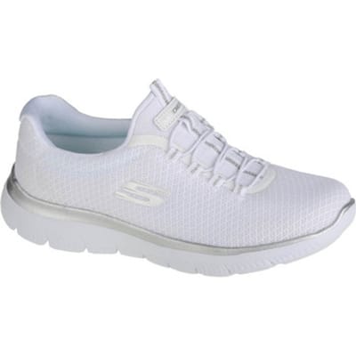 Skechers Summits Mesh Stof Comfortabel Veelzijdig Schokabsorberend Duurzaam Ademend Lichtgewicht Lage Top Casual Schoenen Dames sneakers 12980-WSL 36 white