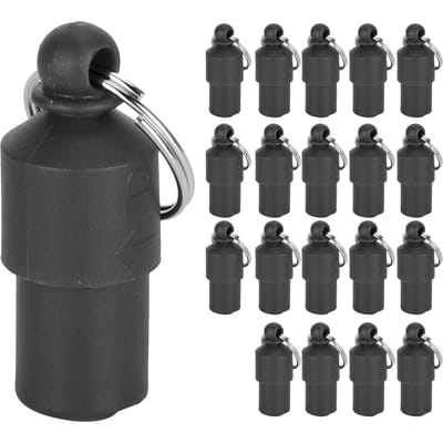 20 stuks AntiLost Pet Tag Hond Kat ID Naam Adres Label Opslag Vat Buis Kraag Hanger Black