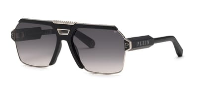 Philipp Plein SPP147M Palladio lucido c/parti nero semilucido 63/17/150 MAN Zonnebrillen