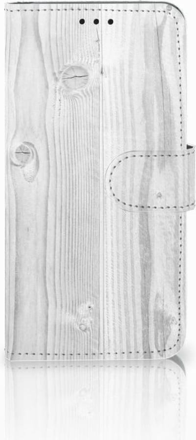 Huawei P30 Lite (2020) Book Style Case White Wood