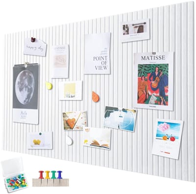 Dailygoods - Groot Zelfklevend Vilten Prikbord 120 x 90 cm - Decoratief Memobord voor Kantoor en Keuken
