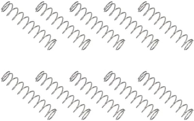 Drukveren Roestvrij Staal - Compressieveren Metaal - Reparaties en Doe-het-zelf - Hoge Veerstijfheid - 11 mm buitendiameter - Zilverkleurig