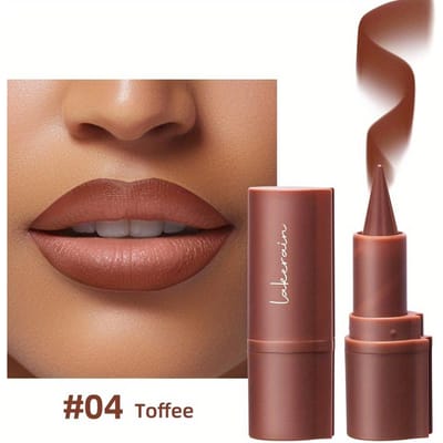 Lip Potlood Paars Bruin Scherpe Punt Lipliner Waterdicht Niet Plakkerig Mat Lippenstift Kleurverloop Lip Contouring Stick