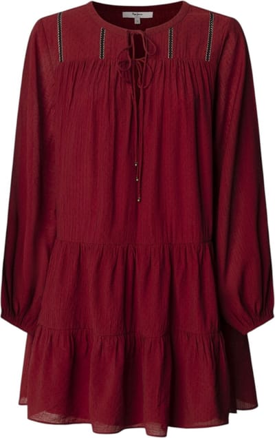 Damesjurk met lange mouwen Pepe Jeans Paule