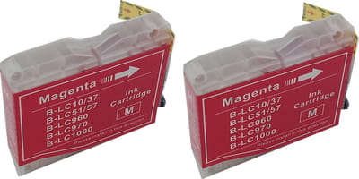 KATRIZ® huismerk inkt voor|Brother LC51/LC970/LC1000/37M|12ml | ( 2stuks)