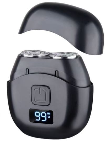 Mini Elektrisch Scheerapparaat Voor Mannen – Draagbaar – LED Display – Dubbel Zwevend Foliehoofd – Type-C Oplaadbaar – Afneembaar en Wasbaar