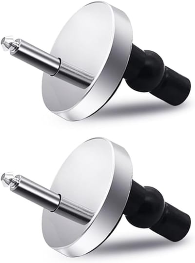 Toiletzitting Bevestiging - Zitting Schroeven - Badkamer Reparatie - Universele Pasvorm - 2 Stuks - Zilver