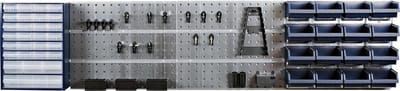 Raaco Gereedschapswand - Complete Set - Met Ladekast, Haken & Magazijnbakken - 42-delig