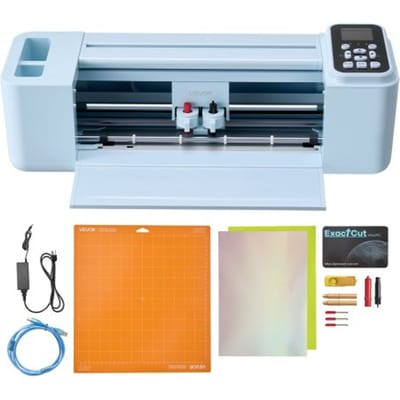 VEVOR vinylsnijmachine 30 cm, snijplotter met knopbediening en touchscreen, compatibel met Mac/Windows/Android/iOS, vinylsnijder voor knutselwerk, kaarten en woondecoratie