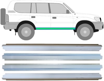 Frontruderamme voor Toyota Land Cruiser J90 1996-2002 / Links + Rechts / Set