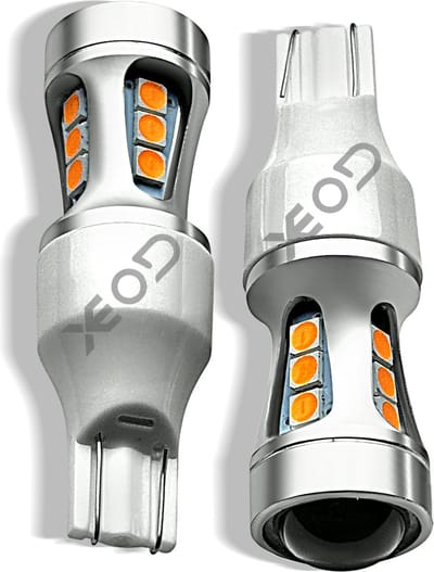 XEOD Lampen set – T15 LED PRO Line – W16W - Oranje licht canbus – Knipperlicht - USA light - Dagrij - Verlichting - Dagrijlicht - 2 stuks
