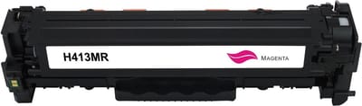 HP CE413A - Toner Magenta - 2600 pagina's - Huismerk Compatible - Geschikt voor HP LaserJet Pro 300 color MFP M375nw HP LaserJet Pro 400 Color M451 series HP LaserJet Pro 400 Color MFP M475 series - H412A/H532A/H382A universal alternatief