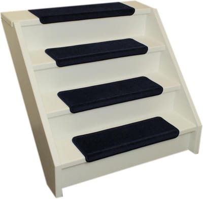 Elite Trapmatten - 15 stuks - Elite-Soft donkerBlauw - 56x17x3,5 - Rechthoekig