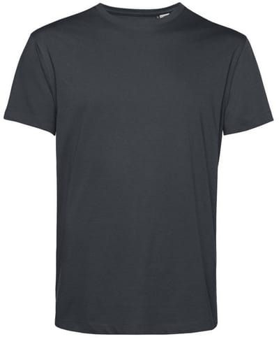 B&C Heren Organisch E150 T-Shirt (Asfalt)