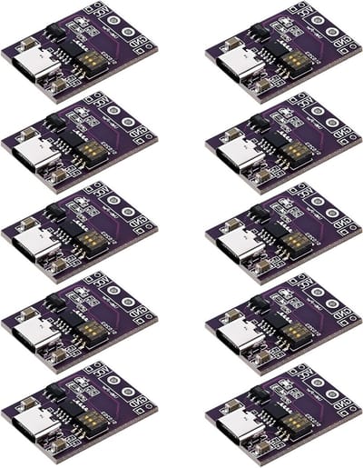 10 Stuks Power Supply Trigger Module voor USB-C: Ondersteunt 5V, 9V, 12V, 15V, 20V, DC Spoof, Snelle Oplader, Polling Detector en Notebook Voeding Veranderbord