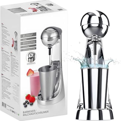 Milkshake Machine - Milkshake Maker 8 in 1 - Milkshake Beker 650ML - 230V - Mixed Super Goed - Makkelijk voor Thuis - 65W
