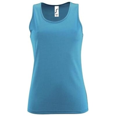 SOL'S Women´s Sports Tank Top Sporty L02117 - Aqua - XXL