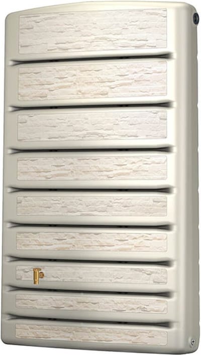 Garantia - Regenton ExtraSlim - Stone Decor - 400 liter - Beige