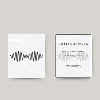 Tijdelijke tattoo Arctic Monkeys AM | Neptattoo volwassenen | Tijdelijke tattoo voor volwassenen | Temporary tattoo | Plaktattoos voor volwassenen | Neptattoos | Probeer zorgeloos een tattoo | tattforaweek