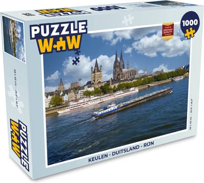 Puzzel Keulen - Duitsland - Rijn - Legpuzzel - Puzzel 1000 stukjes volwassenen