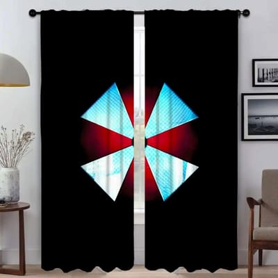 Moderne Woonkamer Gordijnen 2 Stuks Paraplu's Tule voor Slaapkamer Raamgordijnen Shades Halloween Decoratie Scheidingswand Keuken W50xH70cmx2pcs-CL