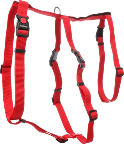 Flamingo - Hond Veiligheidsharnas Zera Rood XL 70-110cm 85-120cm 65-114cm 25mm