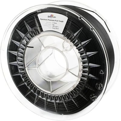 Spectrum Filaments 80193 PLA Tough Filament Tough PLA Slagvast 1.75 mm 1000 g Deep black, Zwart 1 stuk(s)