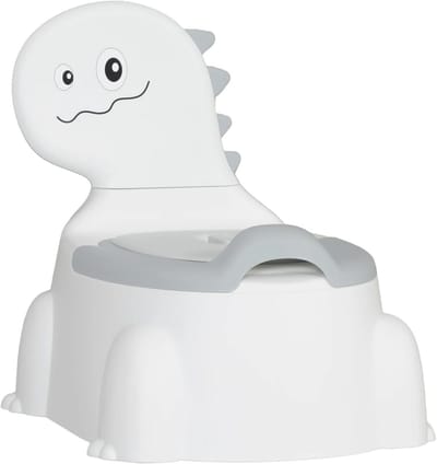 Dino Potje voor Peuters - Ergonomische Leertoilet met Rugleuning - Antislip en Spatwaterdicht - Ideaal voor Potjestraining - Baby en Kindertoilet in Verschillende Kleuren