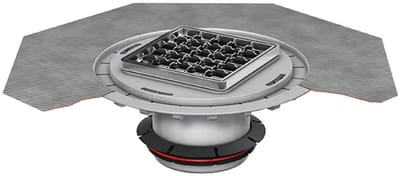 ACO Opzetstuk AV-Selecta 150x150/L15 Kst/antislip/rooster V2A/los ingelegd, 9579.60.97