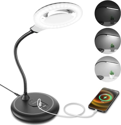 Vergrootglas met Licht - 5 Stuks - Dimbare Leesloep voor Senioren en Hobby's - Ideaal voor Lezen, Naaien en Juwelen